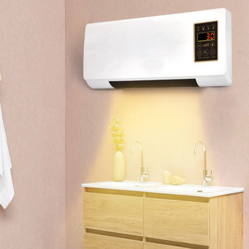 Smart Bathroom Fan - Wall-Mounted Heater Home Bathroom Warm Cool