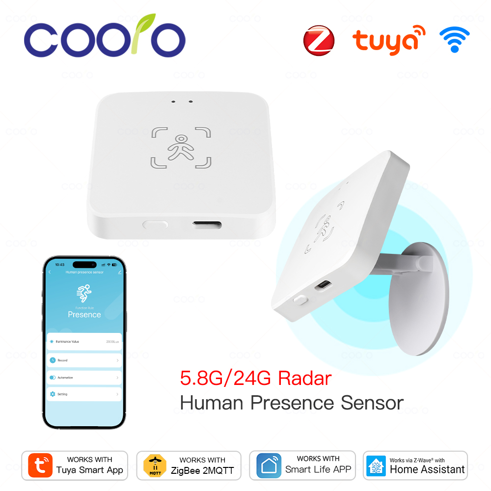 Smart Home Assistant - Tuya WiFi/ Zigbee Smart Human Presence