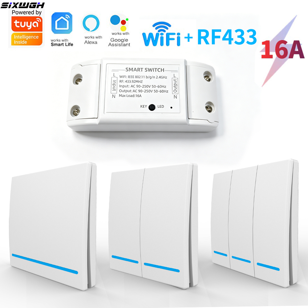 Smart Ir Remote Controller - 16A Tuya Wifi Smart Switch RF433MHZ