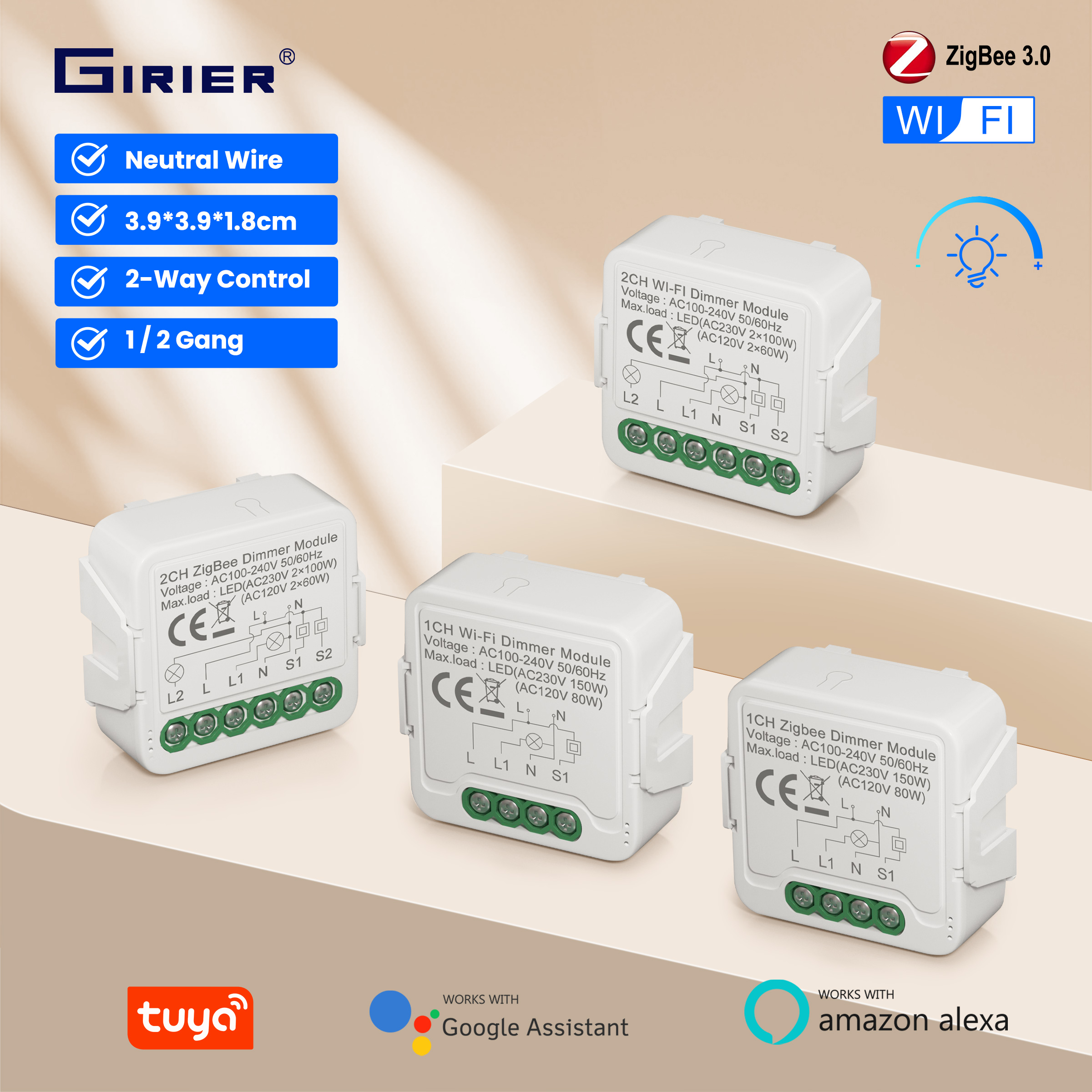 Smart Home Life - GIRIER Tuya Smart WiFi ZigBee 3.0