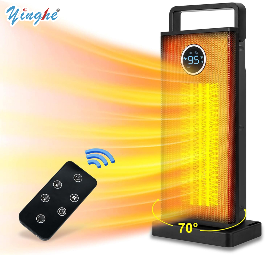 Smart Bathroom Fan - Room Heater 1500W Large Portable Ceramic
