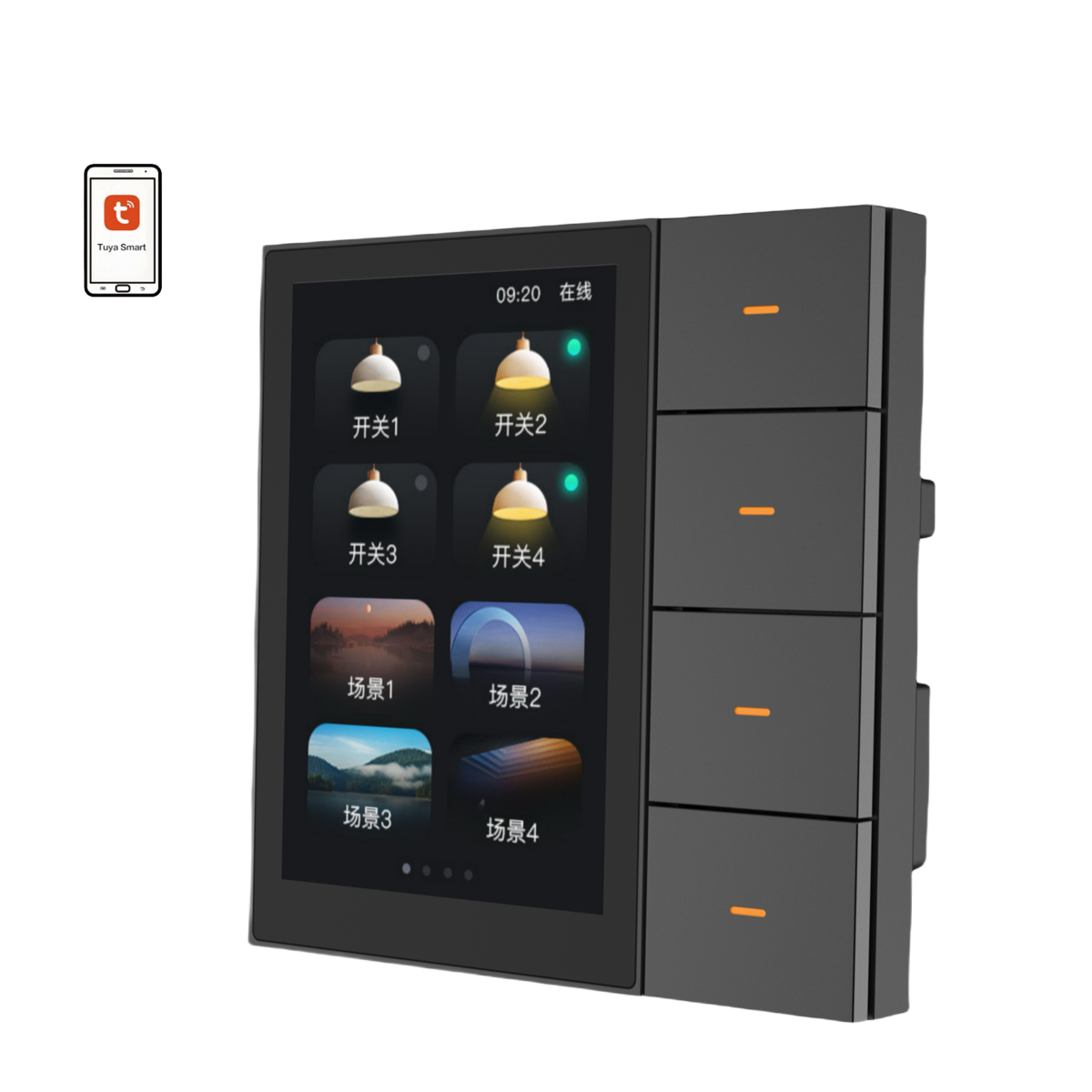 4 Gang Zigbee Smart Life Smart - đánh giá và giá Smart Home Life
