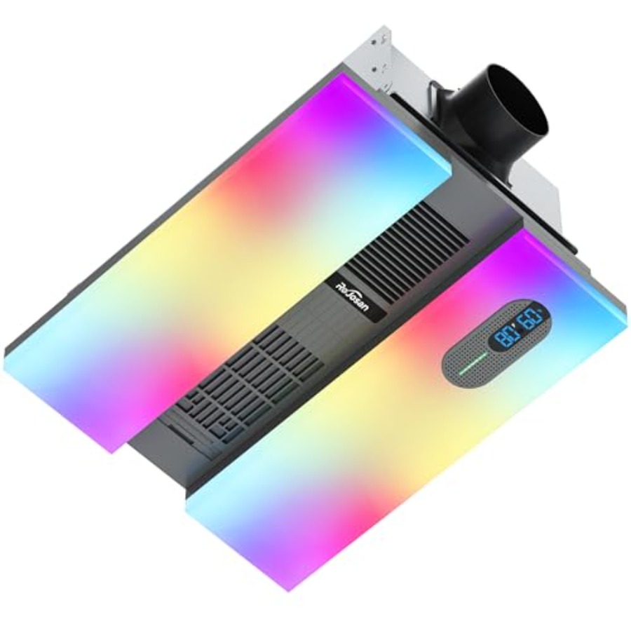 Bathroom Exhaust Fan with Heat - đánh giá và giá Smart Bathroom Fan