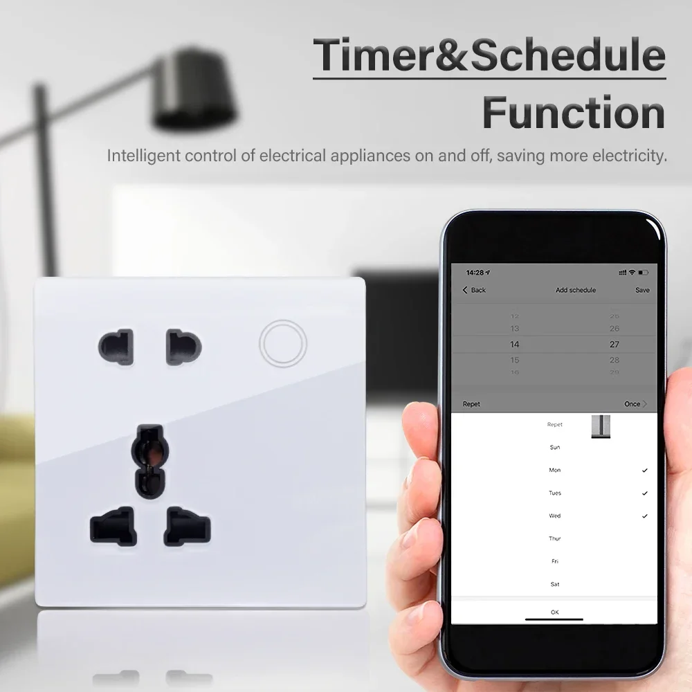 Customized Smart WiFi Wall Soc - đánh giá và giá Smart Ir Remote Controller