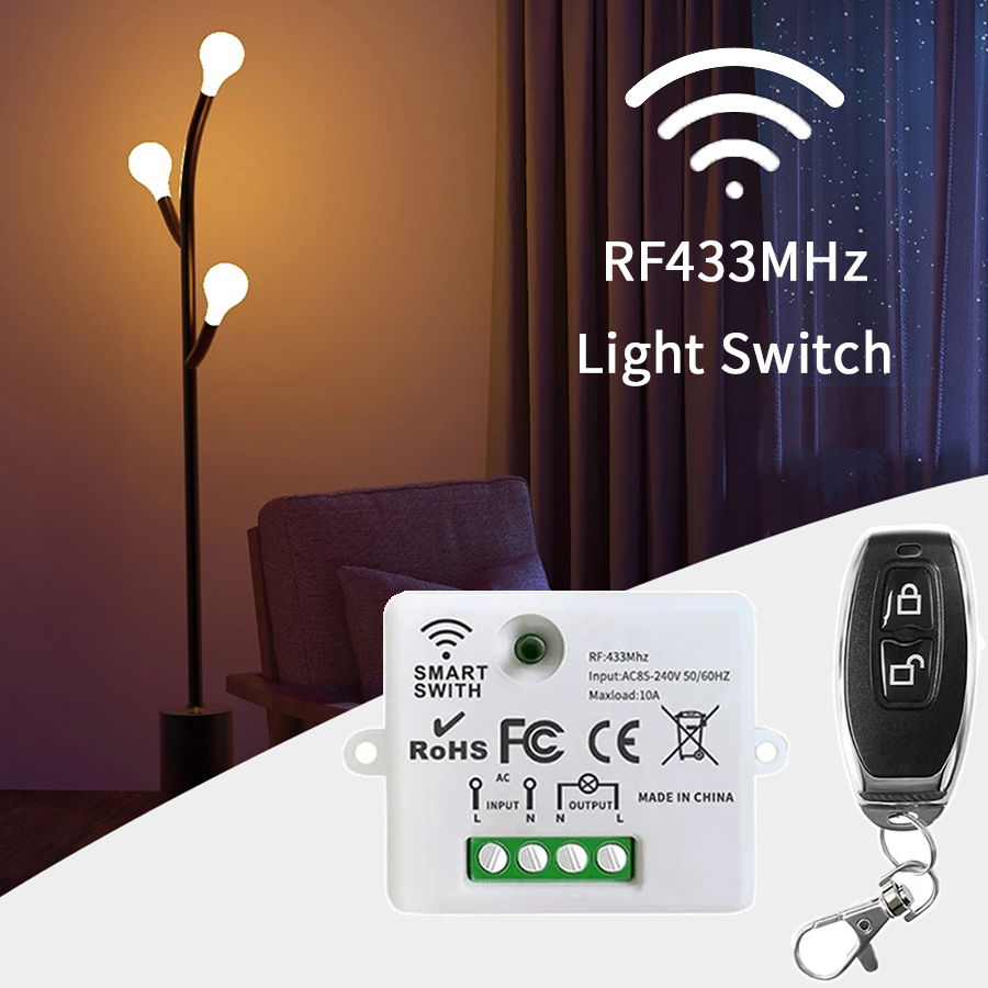 RF 433MHz Wireless Remote Cont - đánh giá và giá Smart Ir Remote Controller