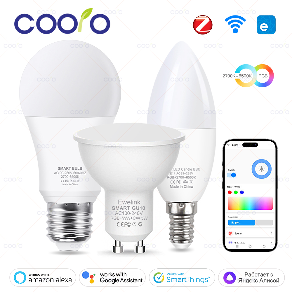 Smart WiFi Zigbee LED Light Bu - đánh giá và giá Smart Home Yandex