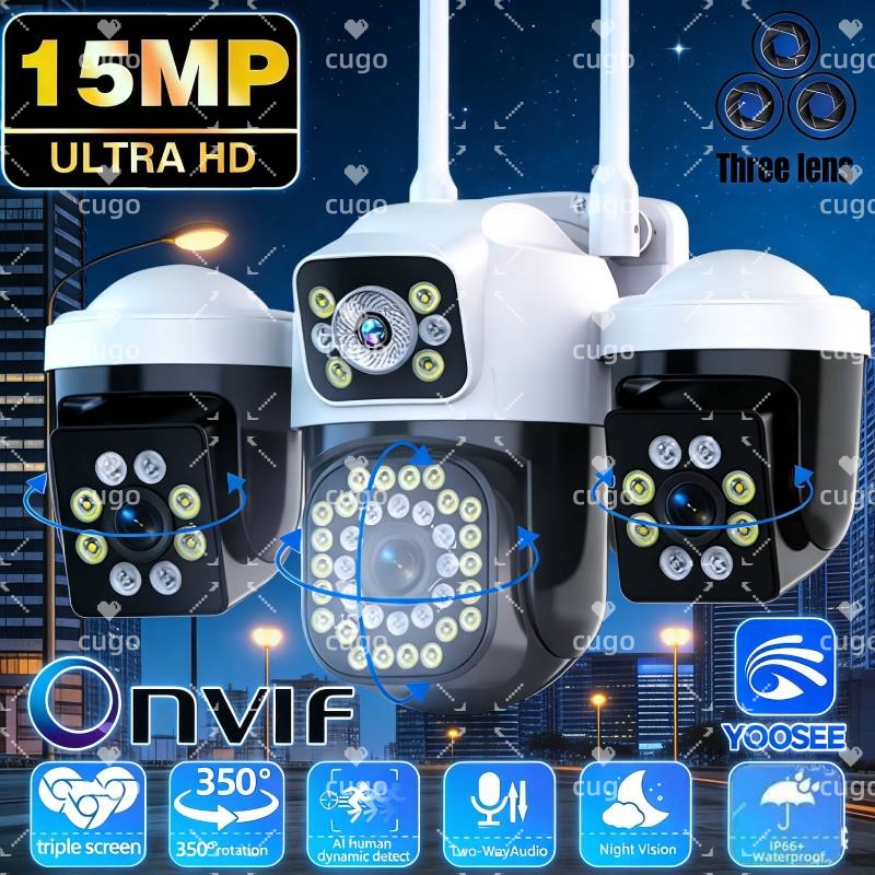 WiFi IP Camera Outdoor 15MP 8K - đánh giá và giá Smart Home Kamera