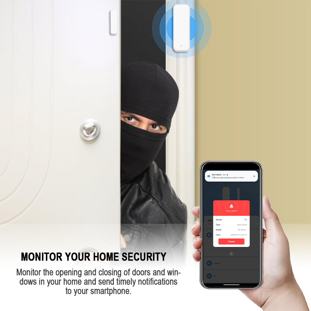 Tuya Smart WiFi Door Sensor Sm - đánh giá và giá Smart Home Notifications