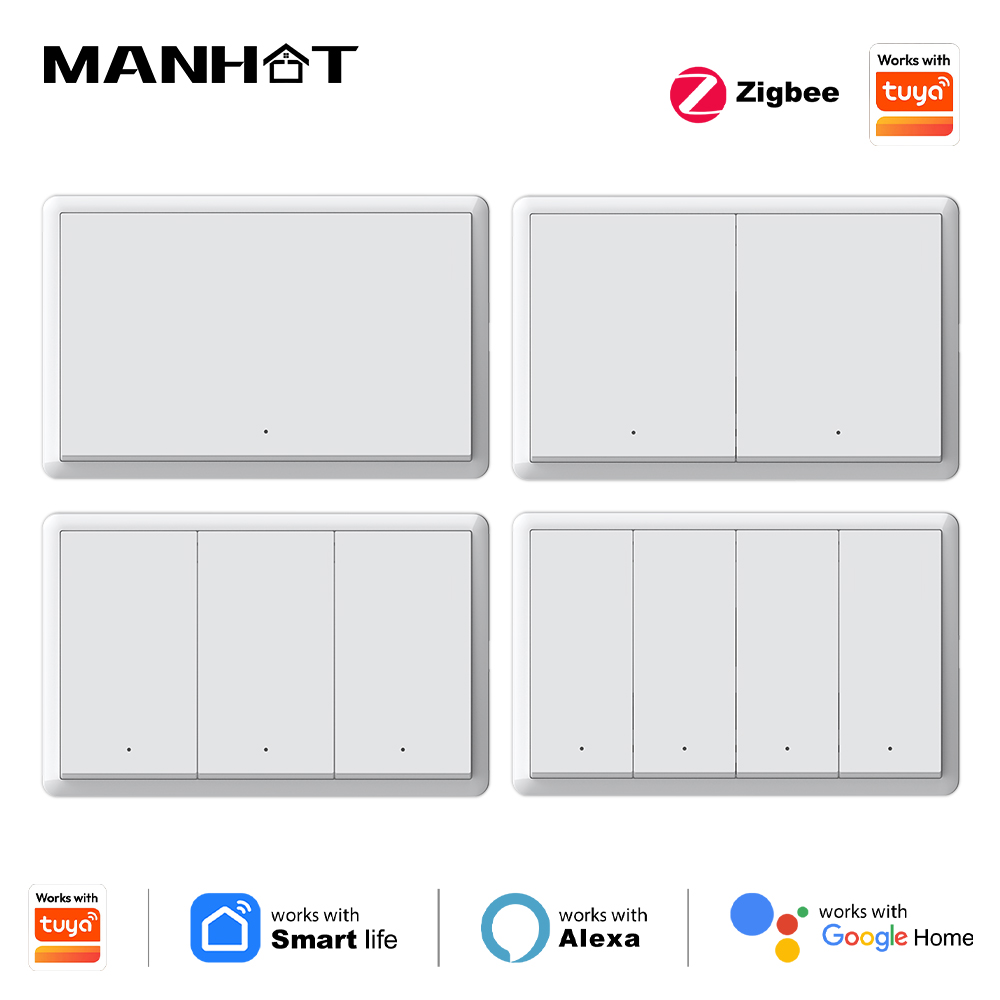 Manhot Smart zigbee Switch No  - đánh giá và giá Smart Home Life