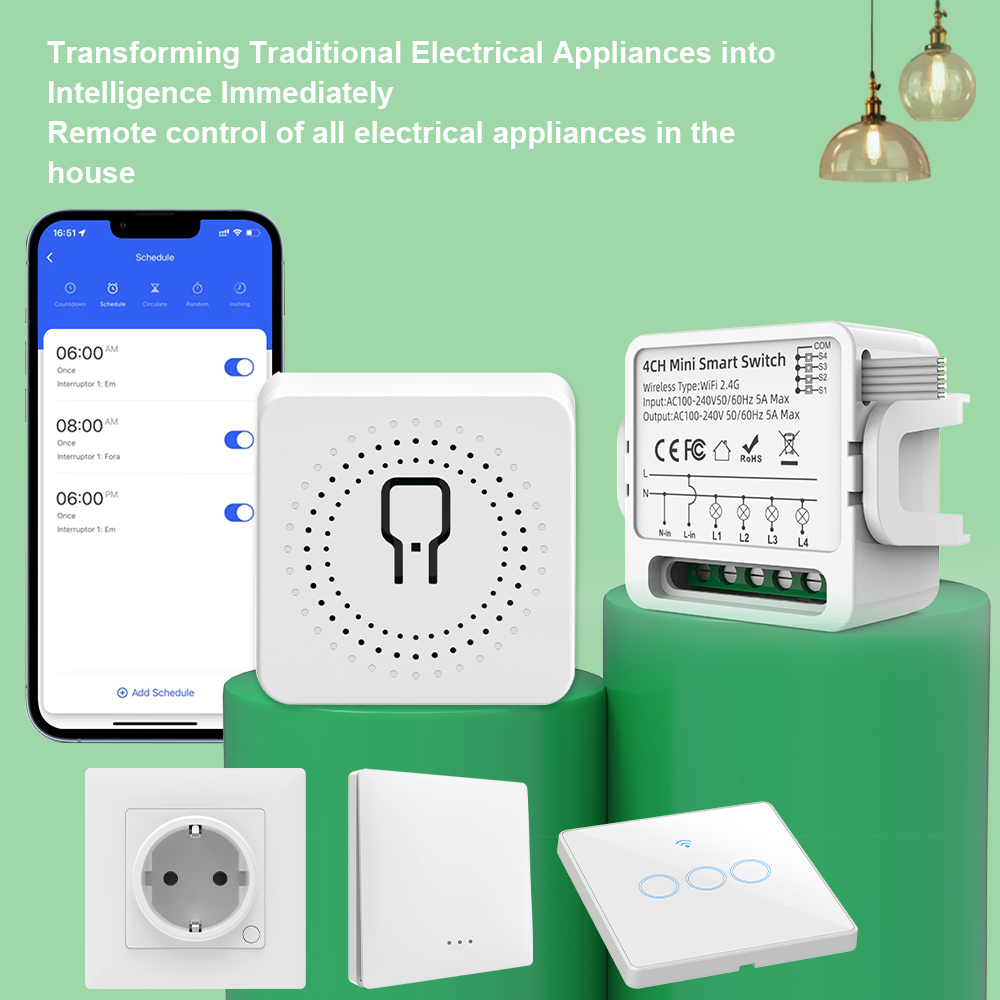 Tuya WiFi Smart Switch 1/2/3/4 - đánh giá và giá Smart Home Life