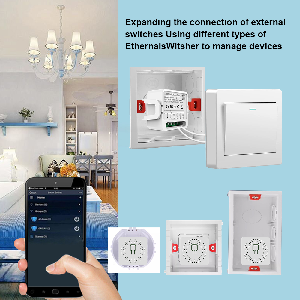 Tuya WiFi Smart Switch 1/2/3/4 - đánh giá và giá Smart Home Life