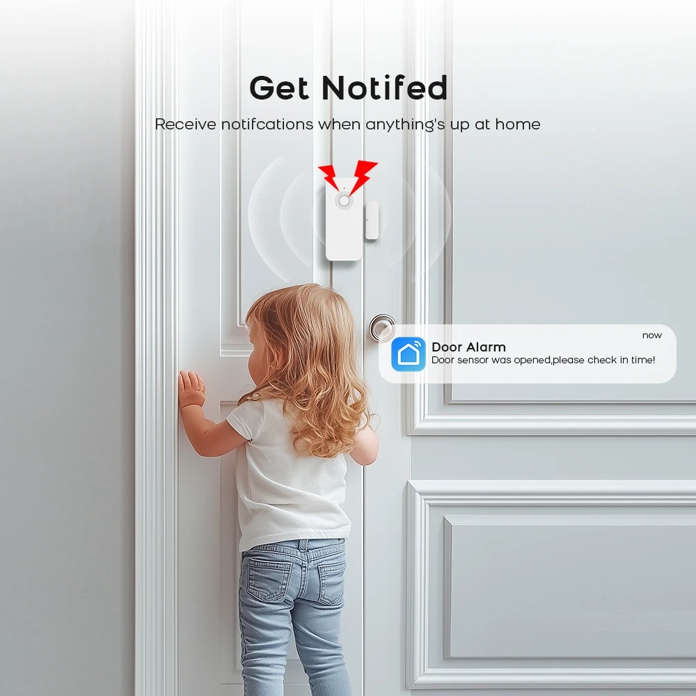 Tuya Smart WiFi Door Sensor Sm - đánh giá và giá Smart Home Notifications