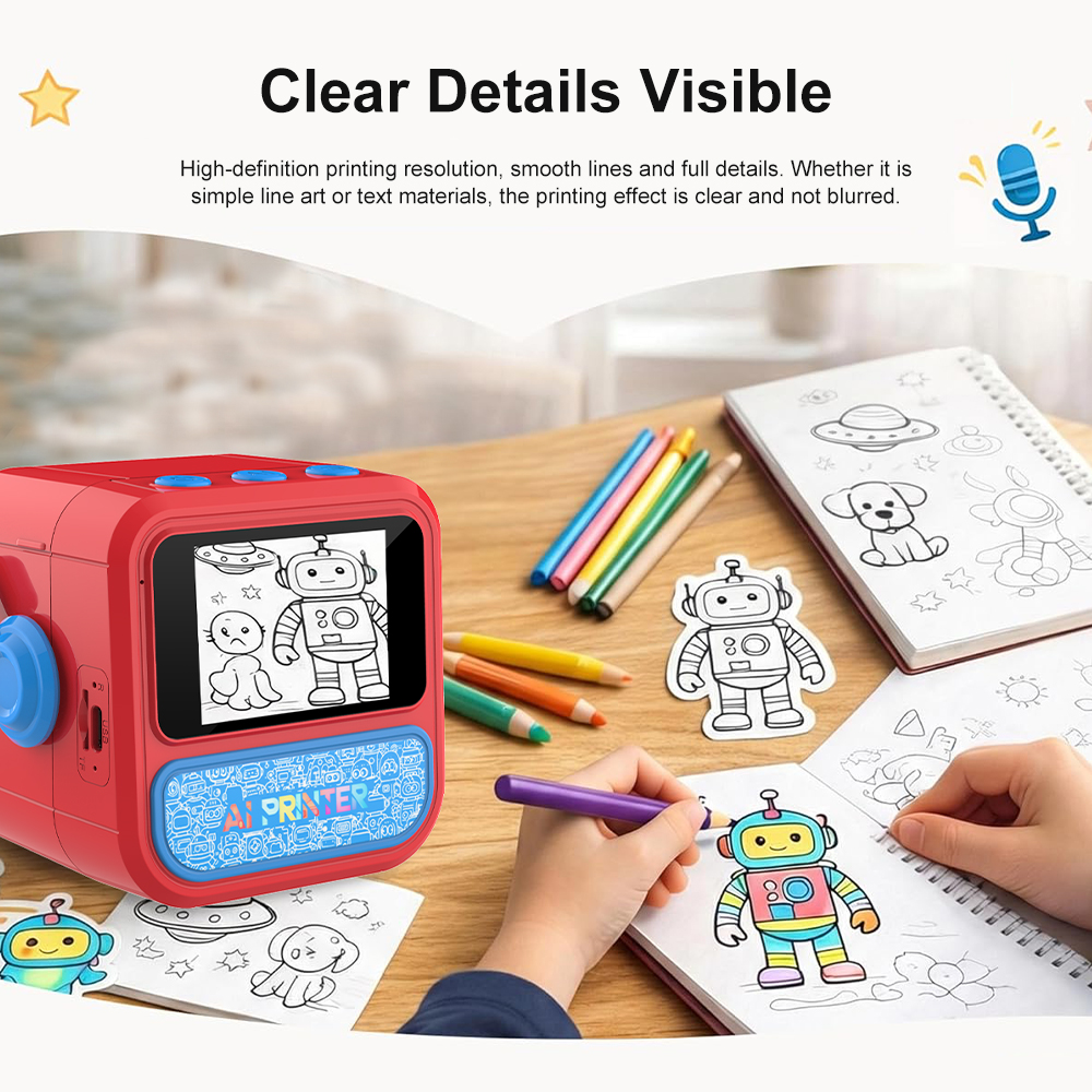 Smart AI Voice Mini Thermal Pr - đánh giá và giá Smart Home Life