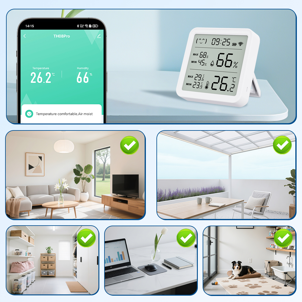 Tuya WiFi Thermometer hygromet - đánh giá và giá Smart Home Yandex