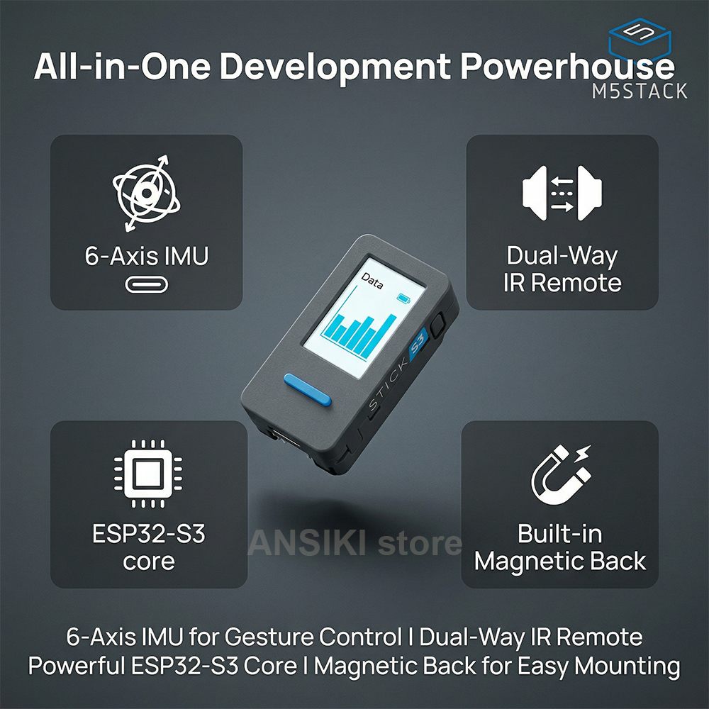 M5Stack M5StickS3 ESP32-S3 IoT - đánh giá và giá Smart Home Monitoring