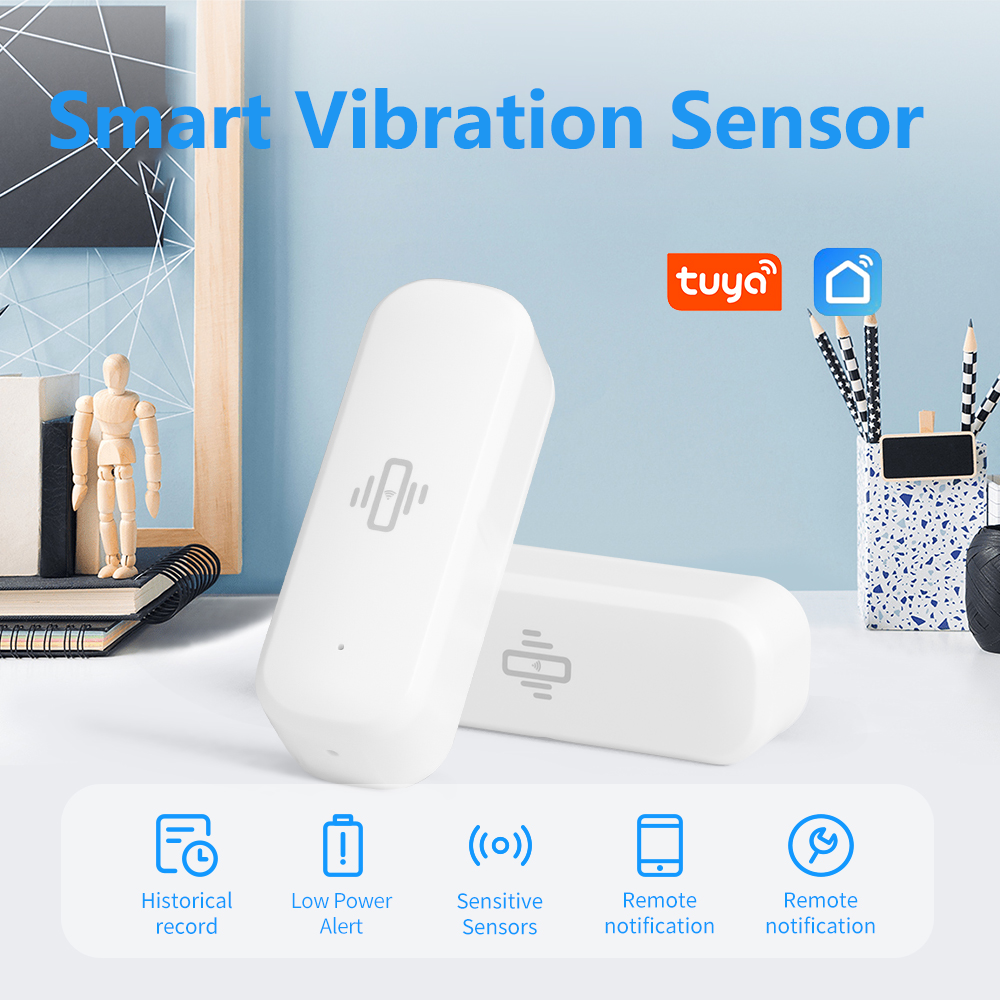 Tuya Smart WiFi Vibration Sens - đánh giá và giá Smart Home Monitoring
