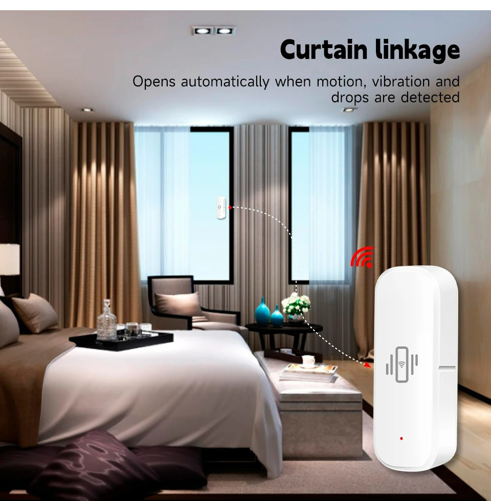 Tuya Smart WiFi Vibration Sens - đánh giá và giá Smart Home Monitoring