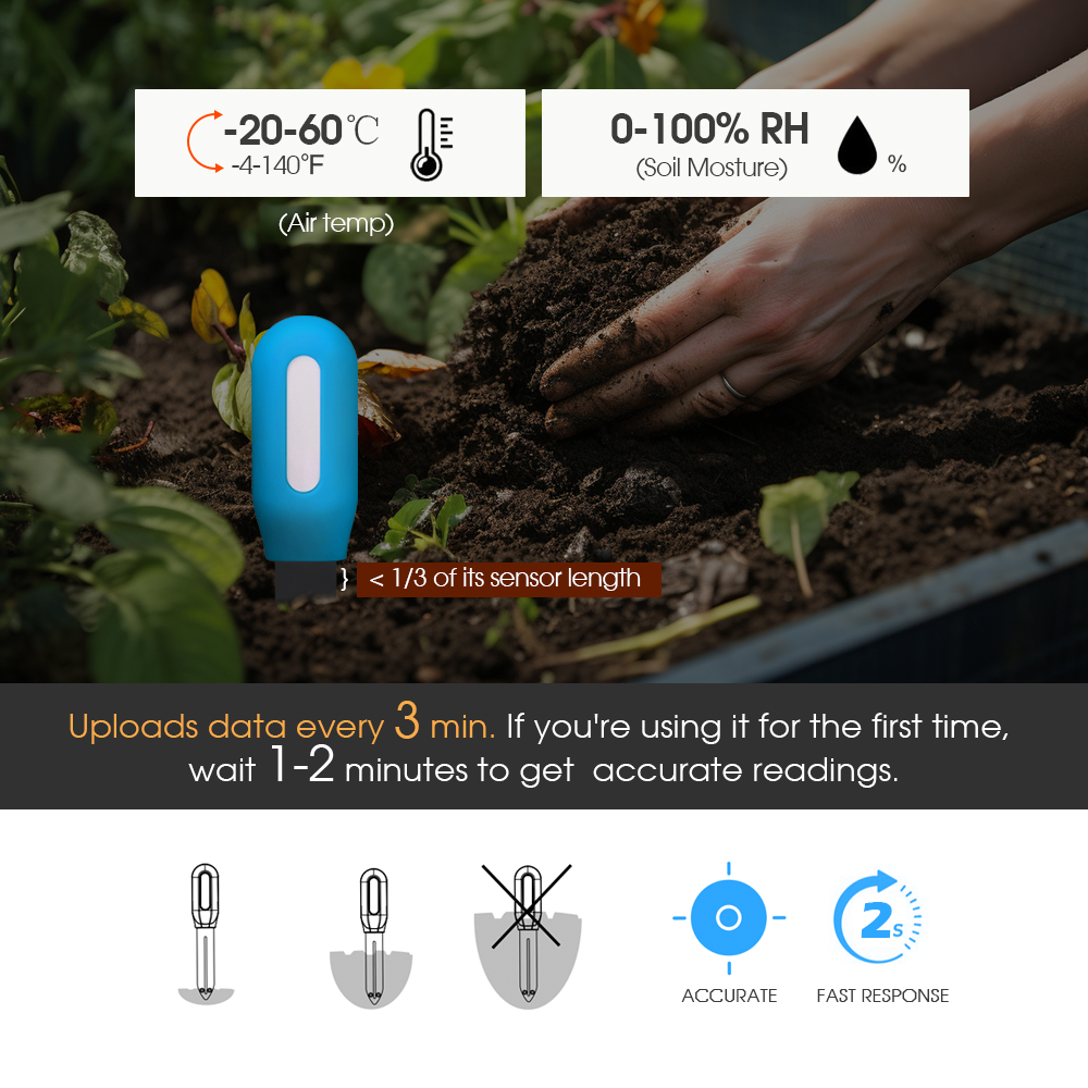 1PCS Tuya Zigbee Soil Sensor H - đánh giá và giá Smart Home Monitoring