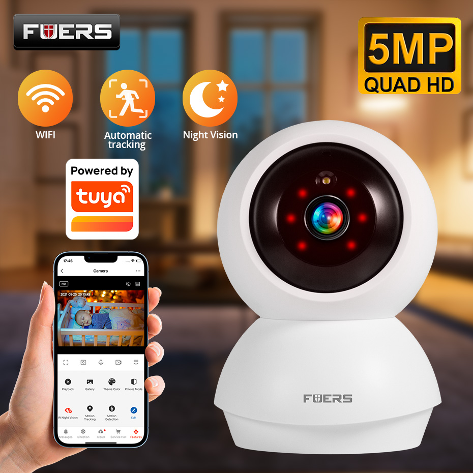Fuers 5MP WiFi Camera Home Ind - đánh giá và giá Smart Home Windows App