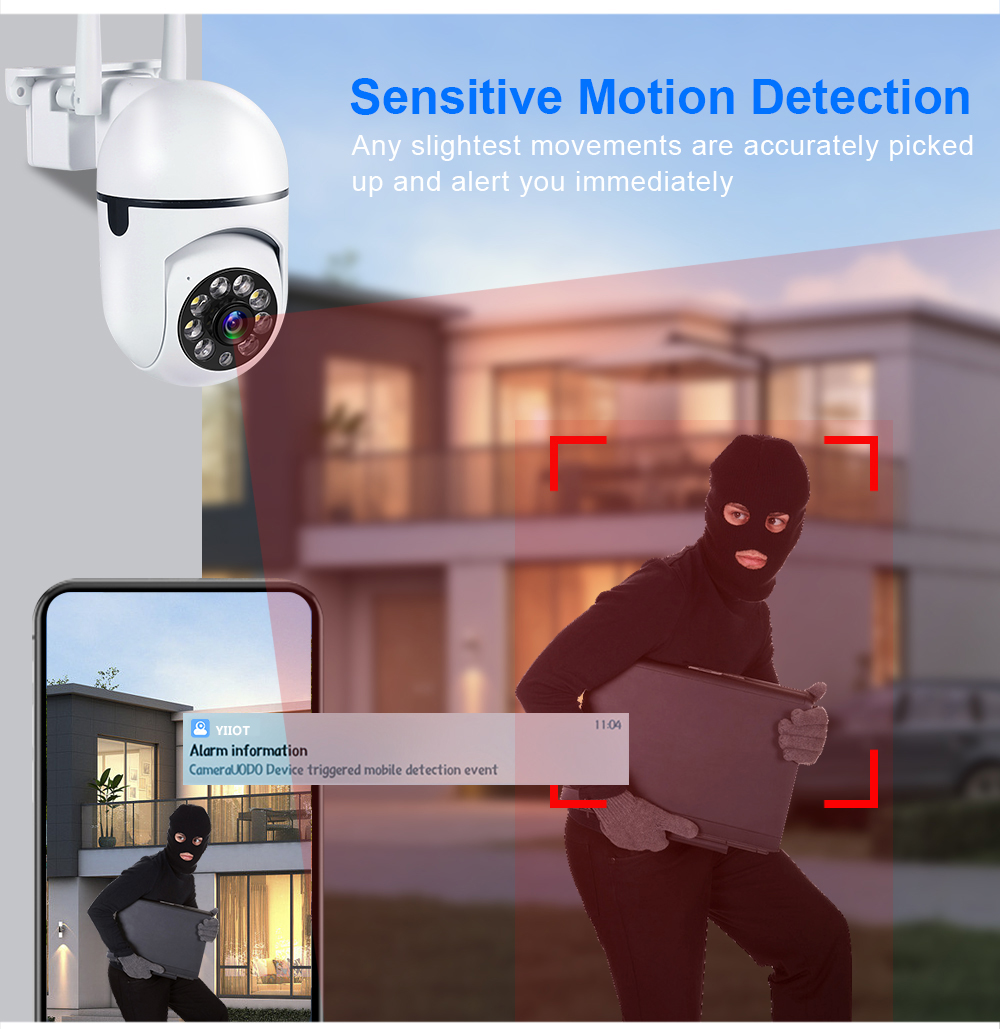 A7 WiFI IP Smart Camera 1080P  - đánh giá và giá Smart Home Notifications