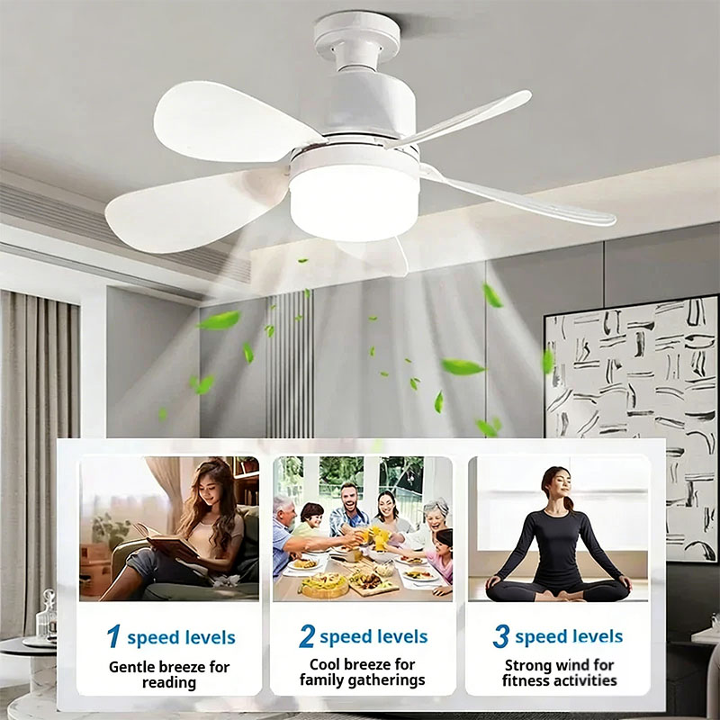 E27 Screw Ceiling Fan Light wi - đánh giá và giá Smart Bathroom Fan