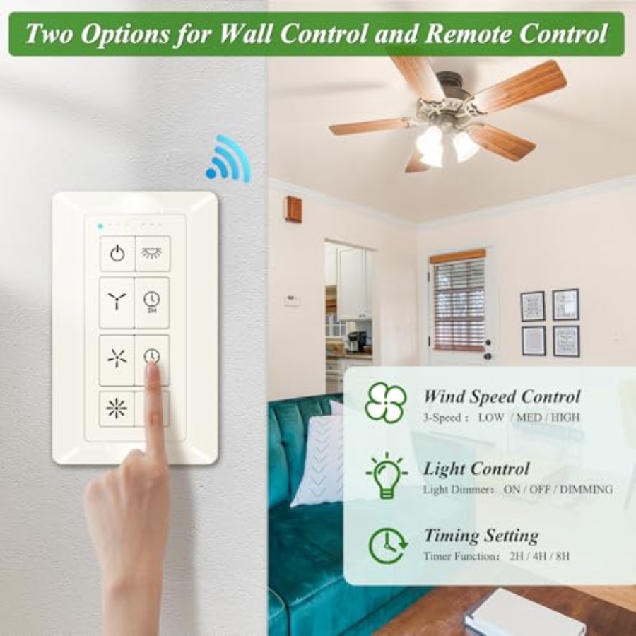 Universal Smart Ceiling Fan Re - đánh giá và giá Smart Bathroom Fan