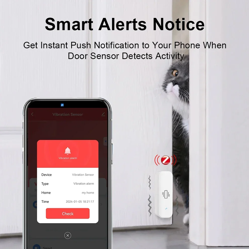 Tuya Zigbee Smart Vibration Se - đánh giá và giá Smart Home Notifications
