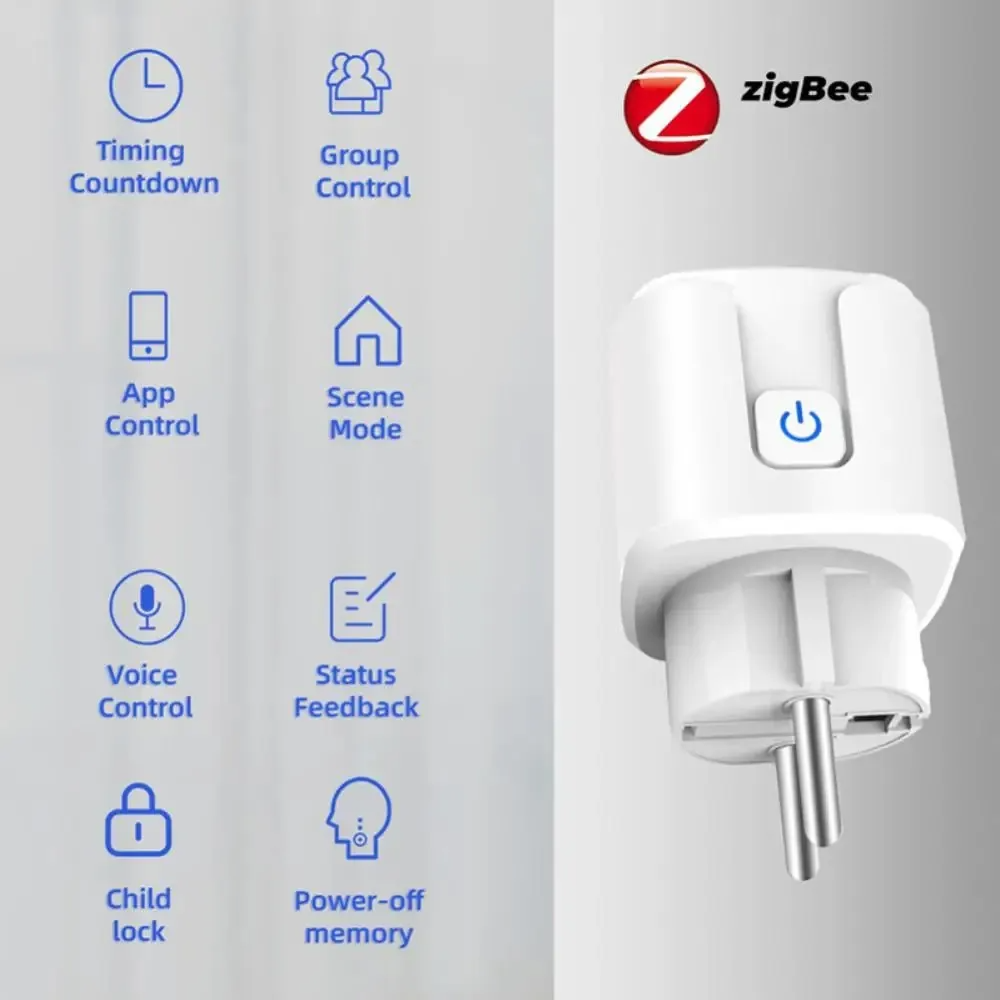 Tuya Zigbee Smart Plug 16A/20A - đánh giá và giá Smart Home Yandex