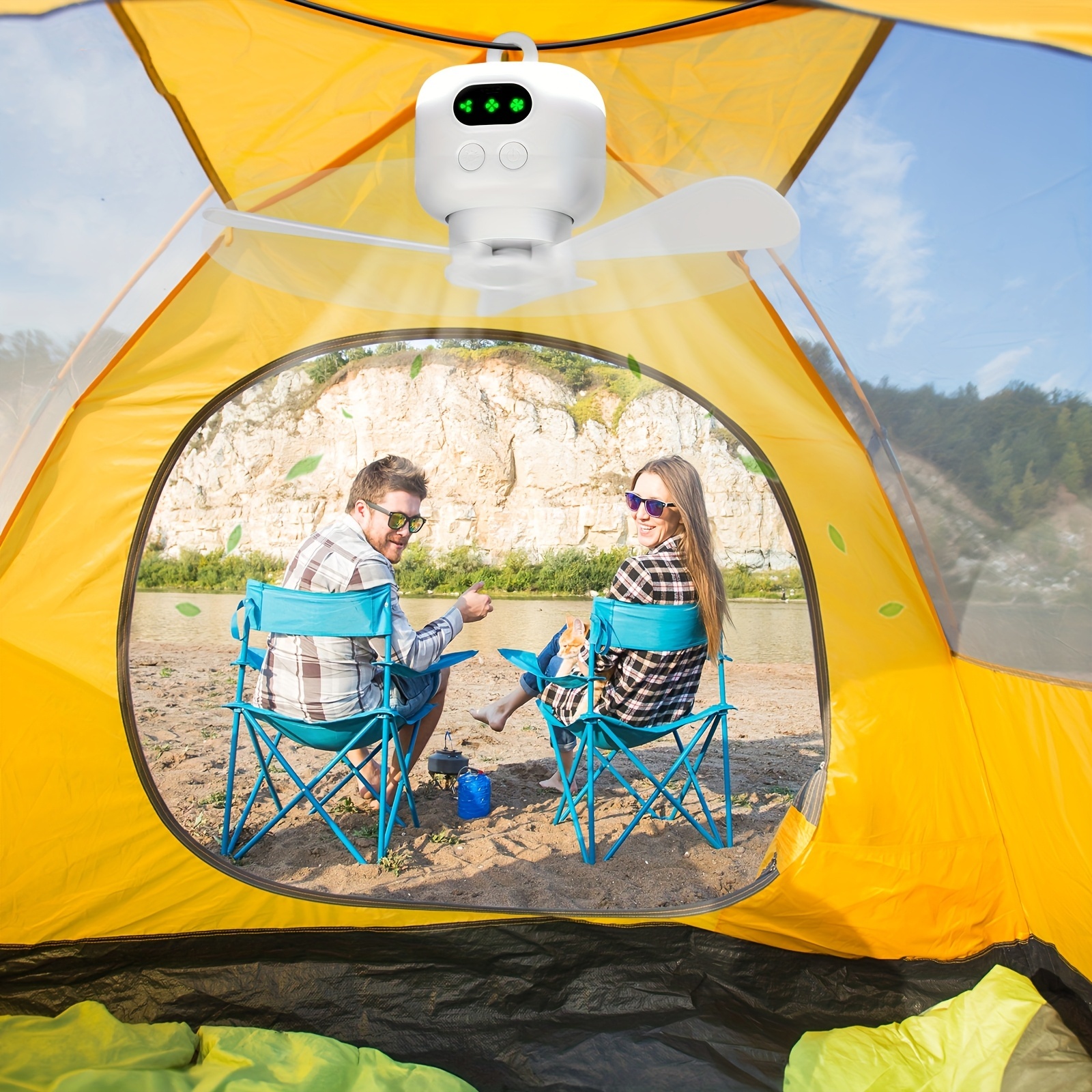Portable Ceiling Fans 8000mAh  - đánh giá và giá Smart Bathroom Fan