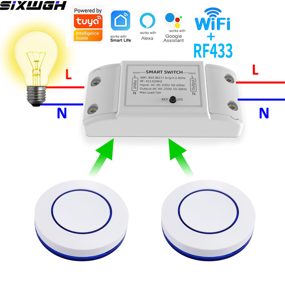 16A WiFi Tuya Smart Switch Wir - đánh giá và giá Smart Ir Remote Controller