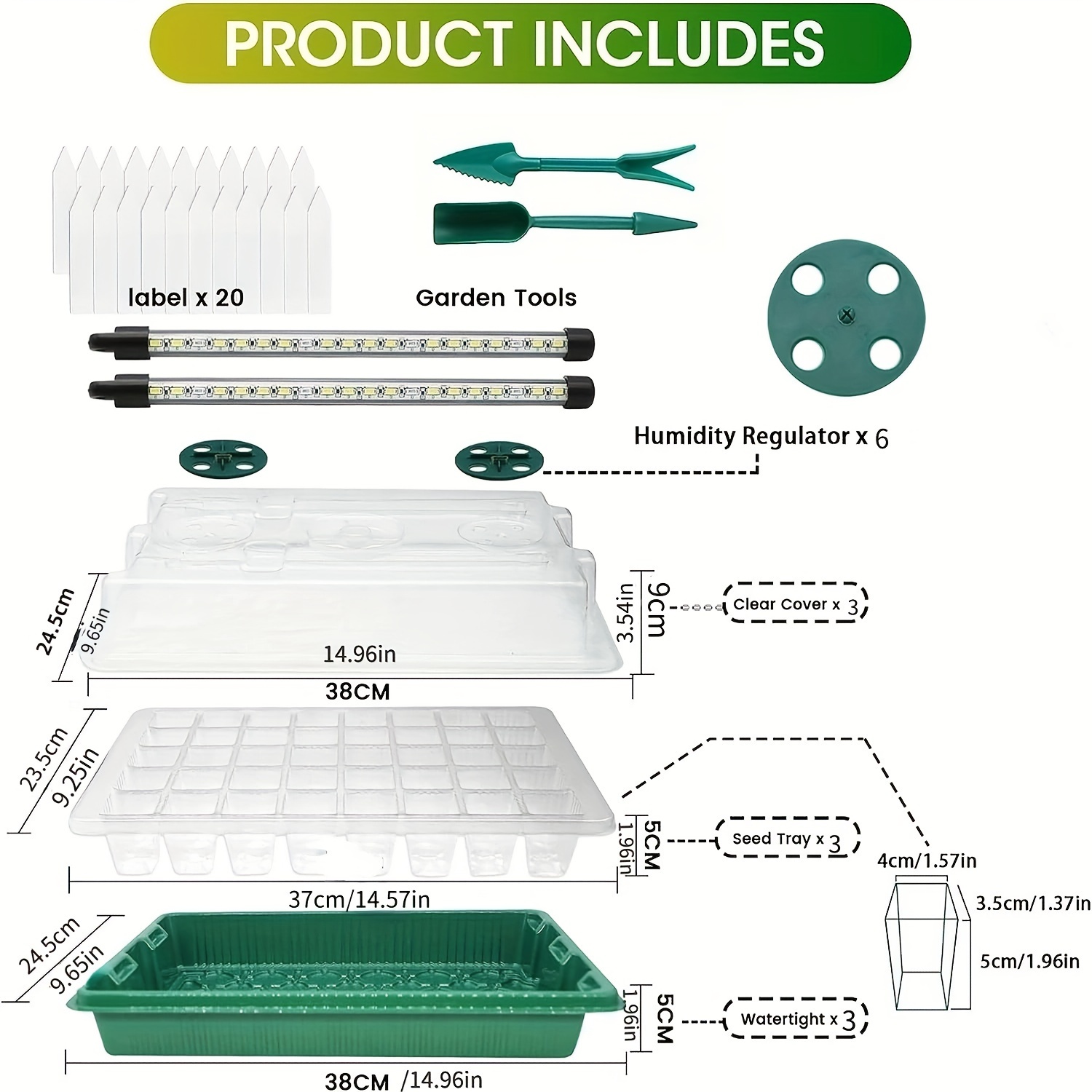 Seed Starter Trays With High D - đánh giá và giá Smart Home Life