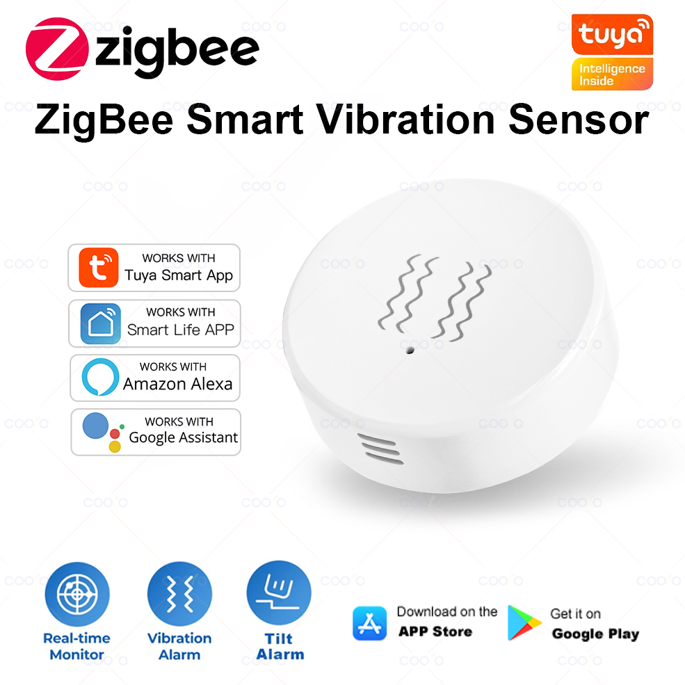ZigBee Tuya Smart Vibration Se - đánh giá và giá Smart Home Monitoring