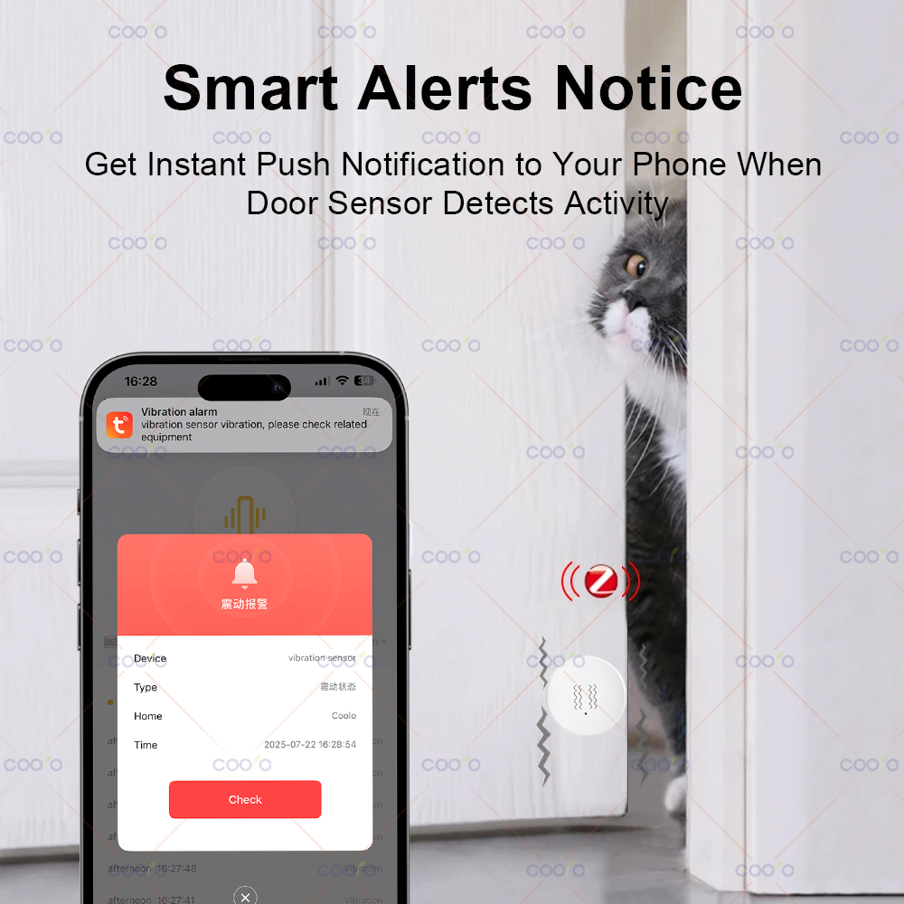 ZigBee Tuya Smart Vibration Se - đánh giá và giá Smart Home Monitoring