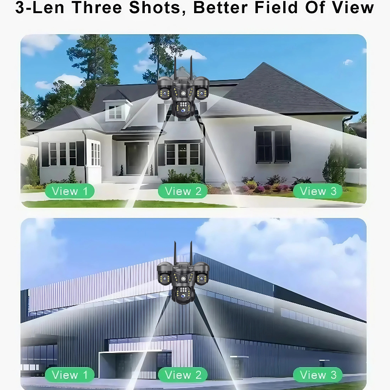 15MP 8K Wifi IP Camera Three L - đánh giá và giá Smart Home Kamera