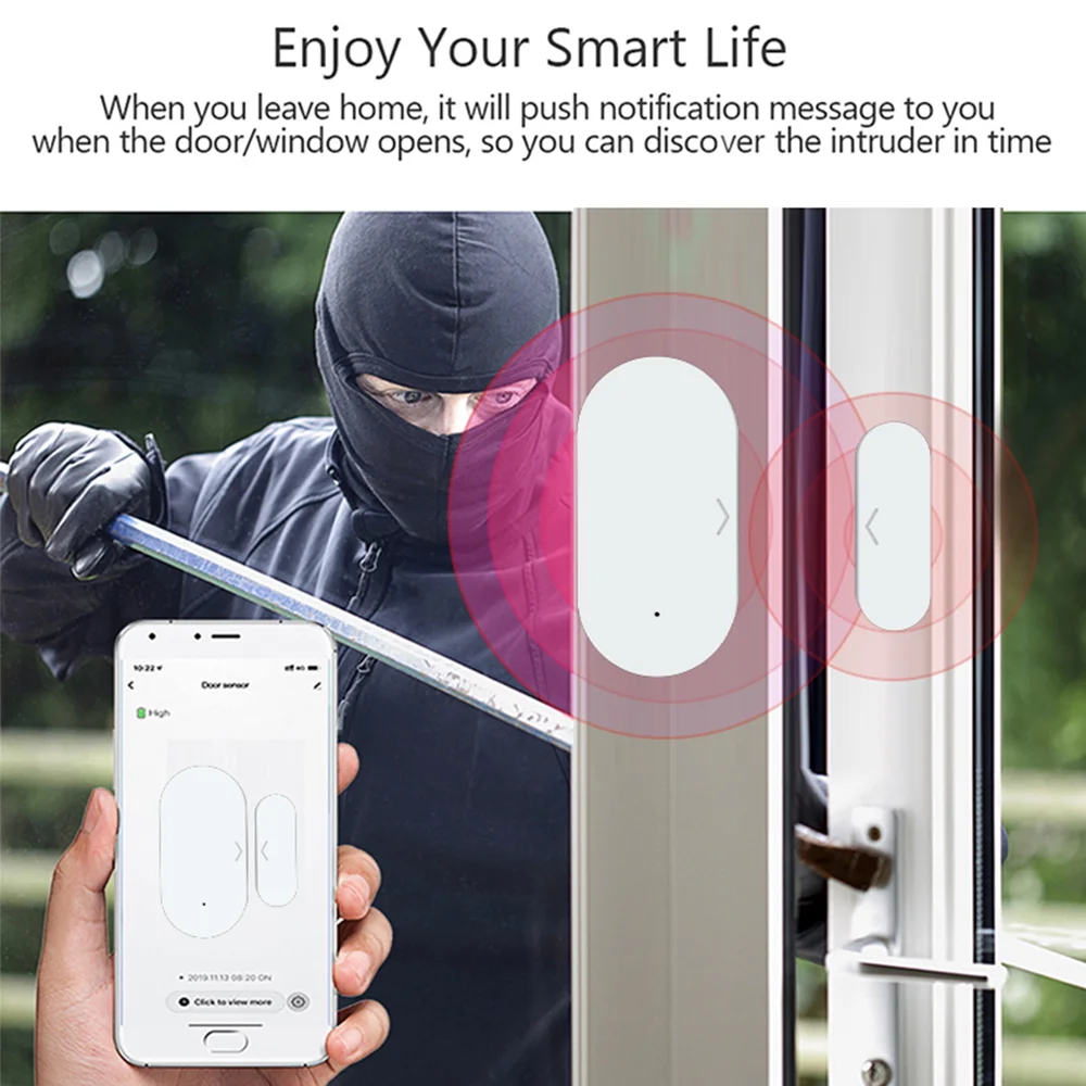 Zigbee3.0 Tuya Door Window Sen - đánh giá và giá Smart Home Yandex