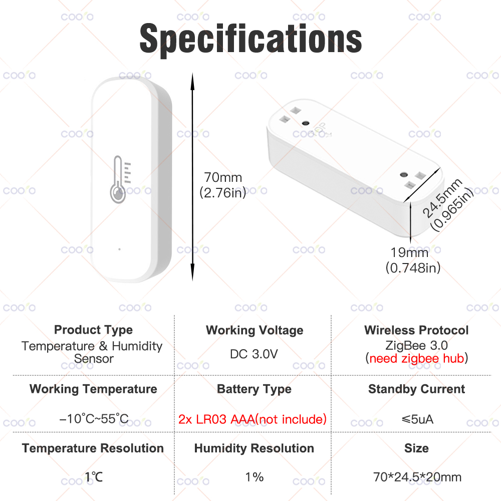 eWeLink Smart ZigBee Temperatu - đánh giá và giá Smart Home Yandex