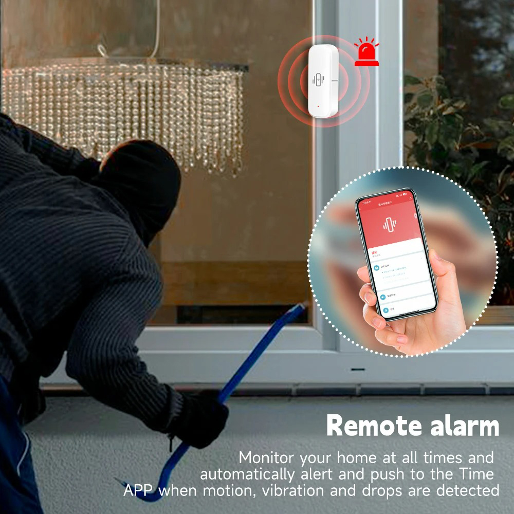 Tuya WiFi Vibration Sensor Det - đánh giá và giá Smart Home Notifications