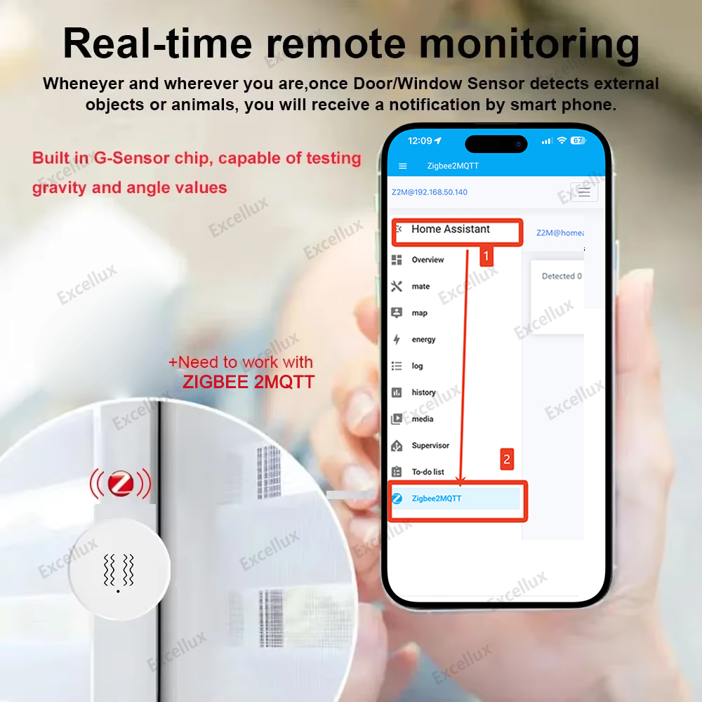 Zigbee 3.0 Smart Vibration Sen - đánh giá và giá Smart Home Assistant