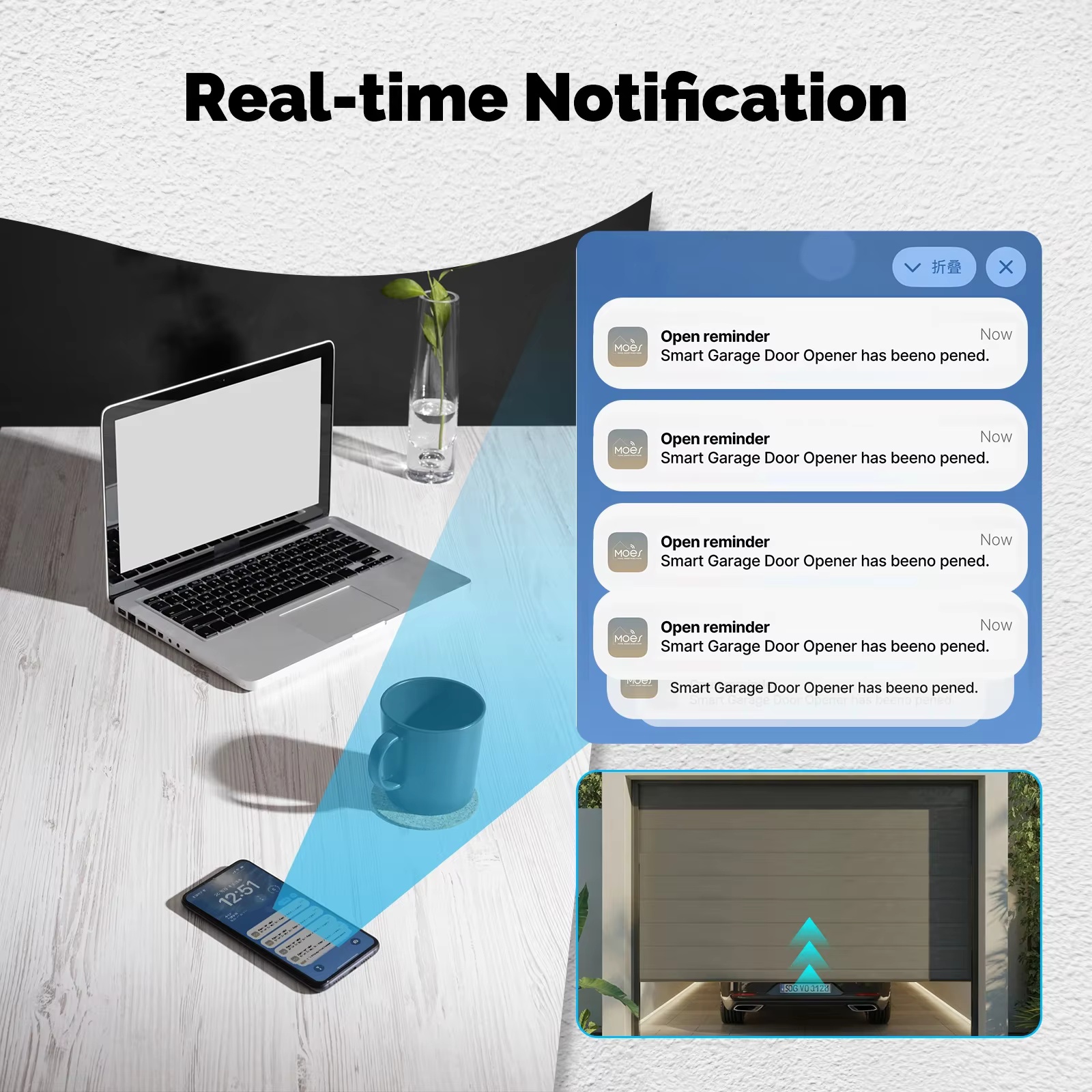 MOES Zigbee Garage Door Contro - đánh giá và giá Smart Home Assistant