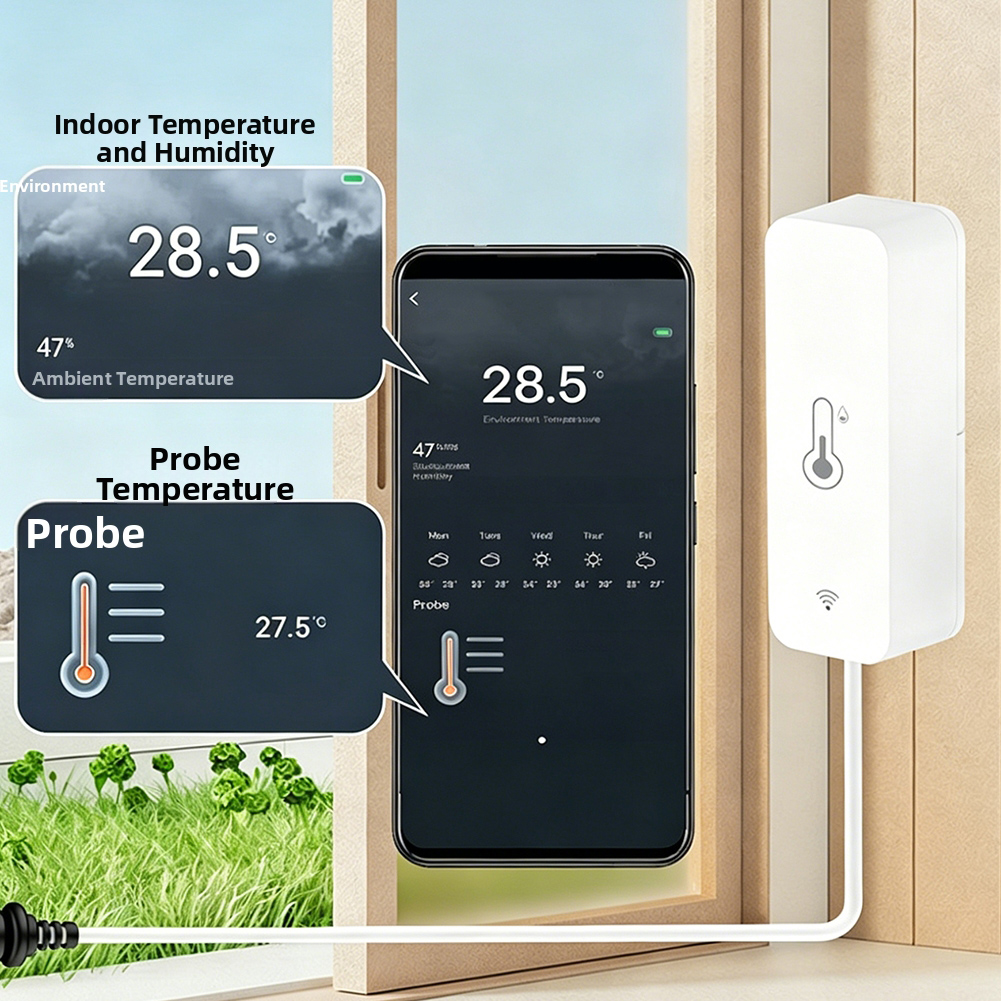 WIFI Temperature Humidity Mete - đánh giá và giá Smart Home Monitoring