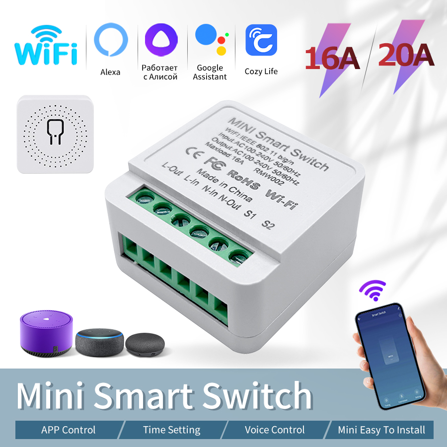 WiFi Smart Switch 16A/20A Cozy - đánh giá và giá Smart Ir Remote Controller