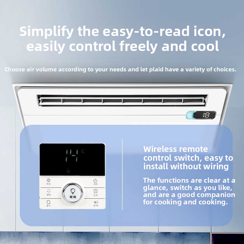Smart control cooler kitchen e - đánh giá và giá Smart Bathroom Fan