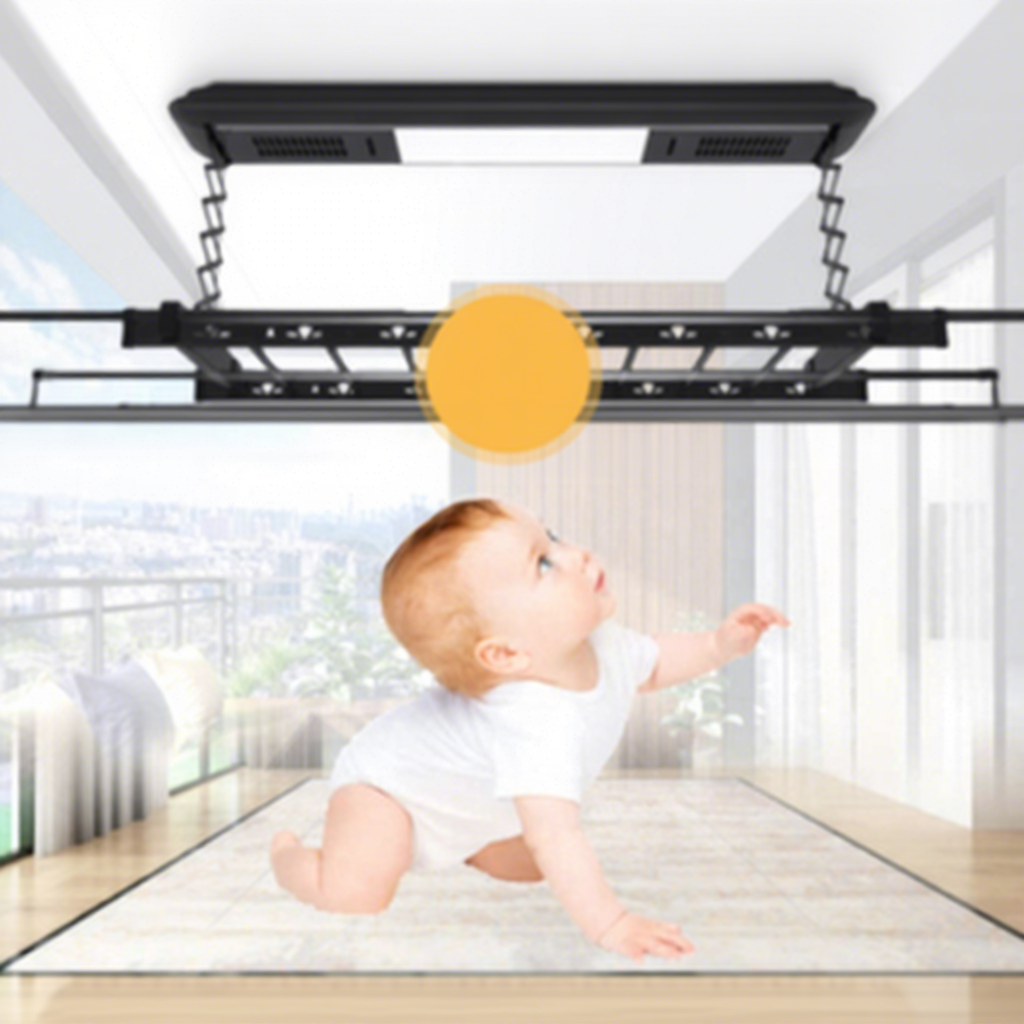 Smart Drying Rack Custom Wall  - đánh giá và giá Smart Home Laundry