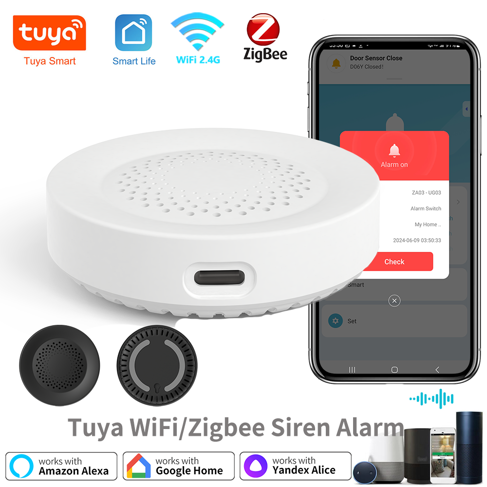 Tuya Zigbee WiFi Siren Alarm F - đánh giá và giá Smart Home Yandex