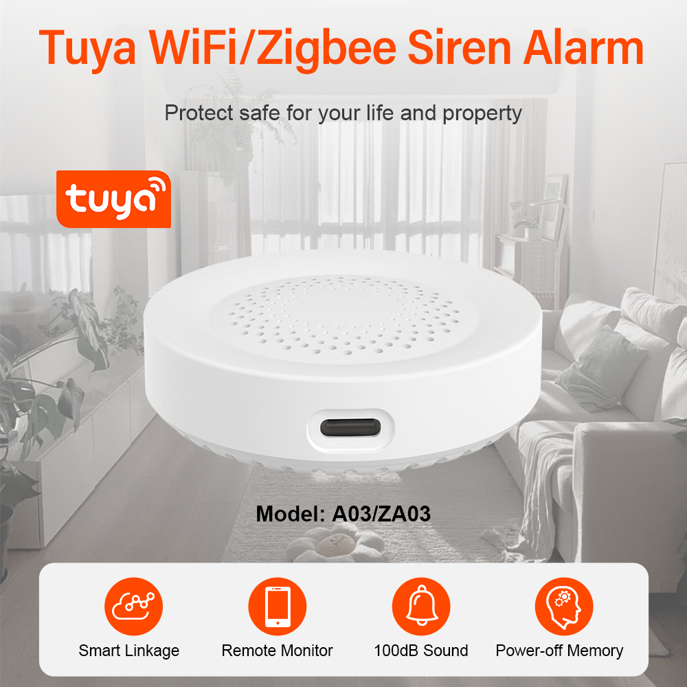 Tuya Zigbee WiFi Siren Alarm F - đánh giá và giá Smart Home Yandex